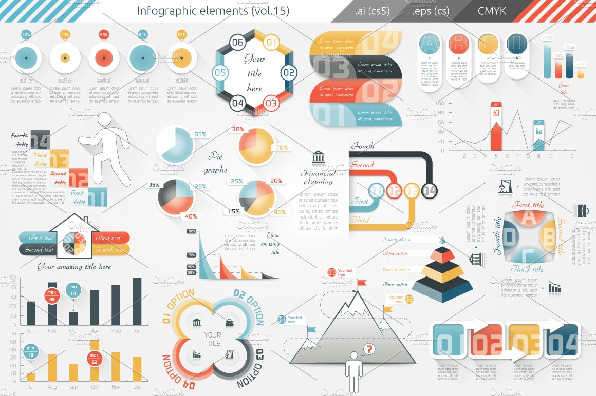 信息图表PPT素材 Infographic Elements