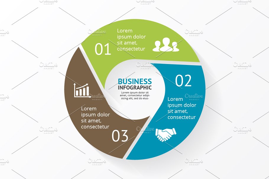 信息图表ppt素材模板 Infographic Elemen