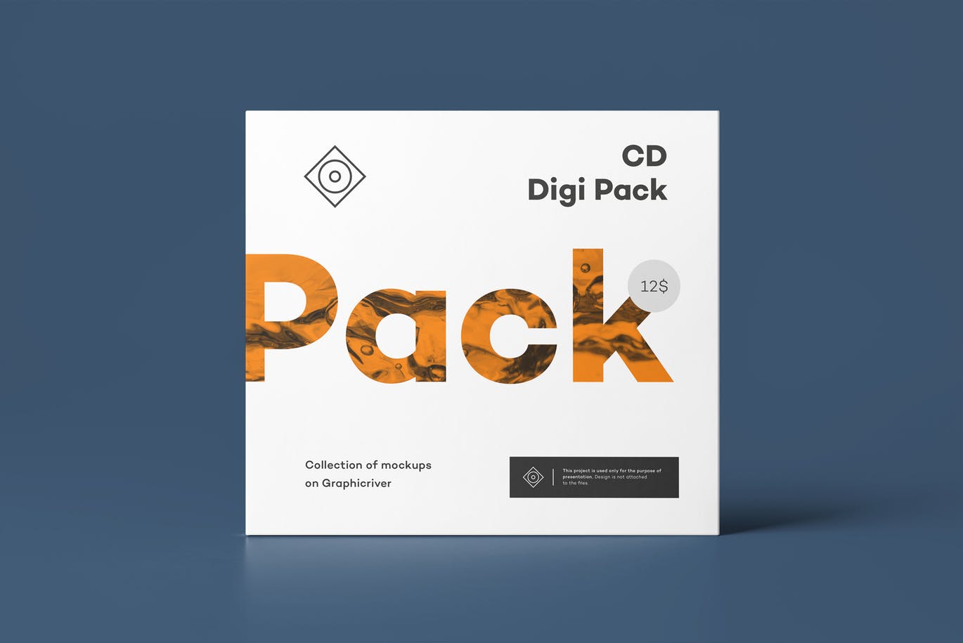 时尚高端逼真质感的专业房地产VI光盘cd digi pack