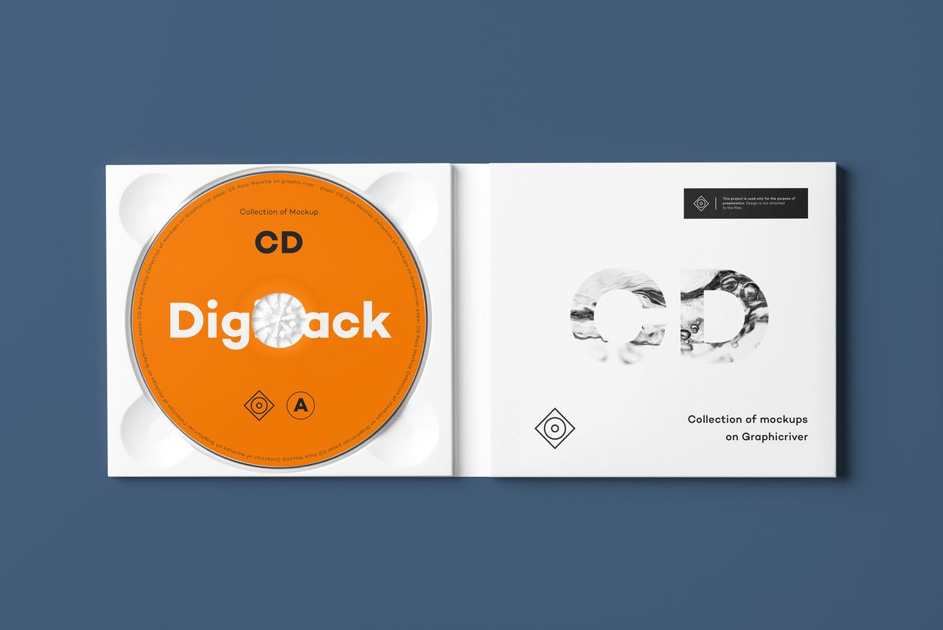 时尚高端逼真质感的专业房地产VI光盘cd digi pack