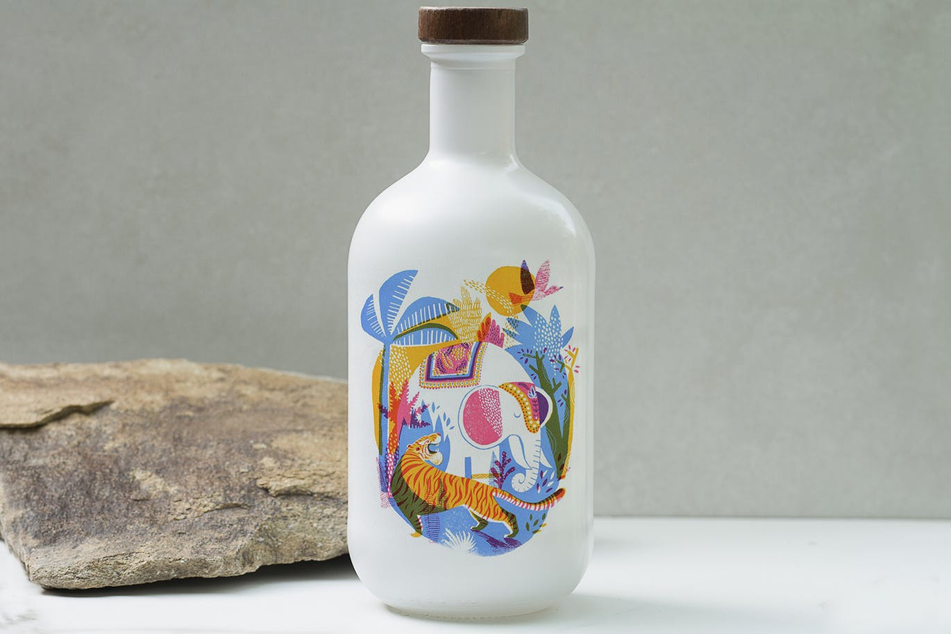 少见稀有的中国风陶瓷青花瓷瓶子包装multipurpose-