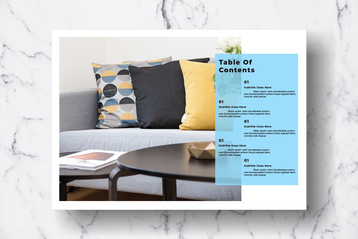 时尚室内设计/家居生活杂志图册设计模板 Magazine