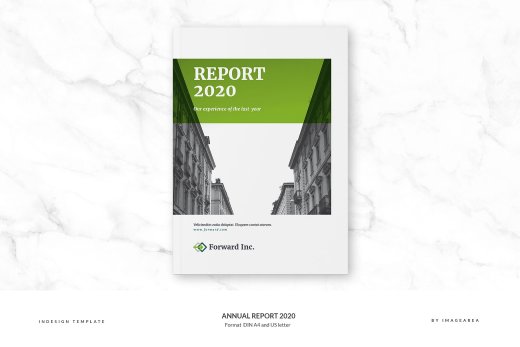 年度汇报画册模板 Annual Report 2020