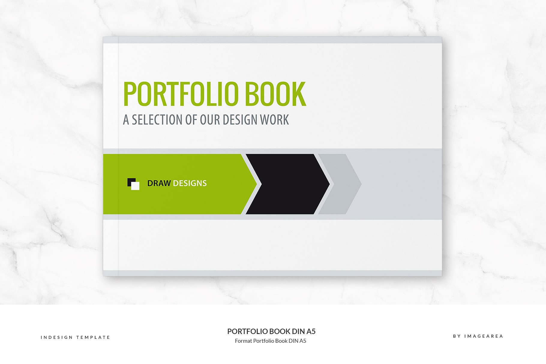 业务介绍画册模板 Portfolio Book DIN A5