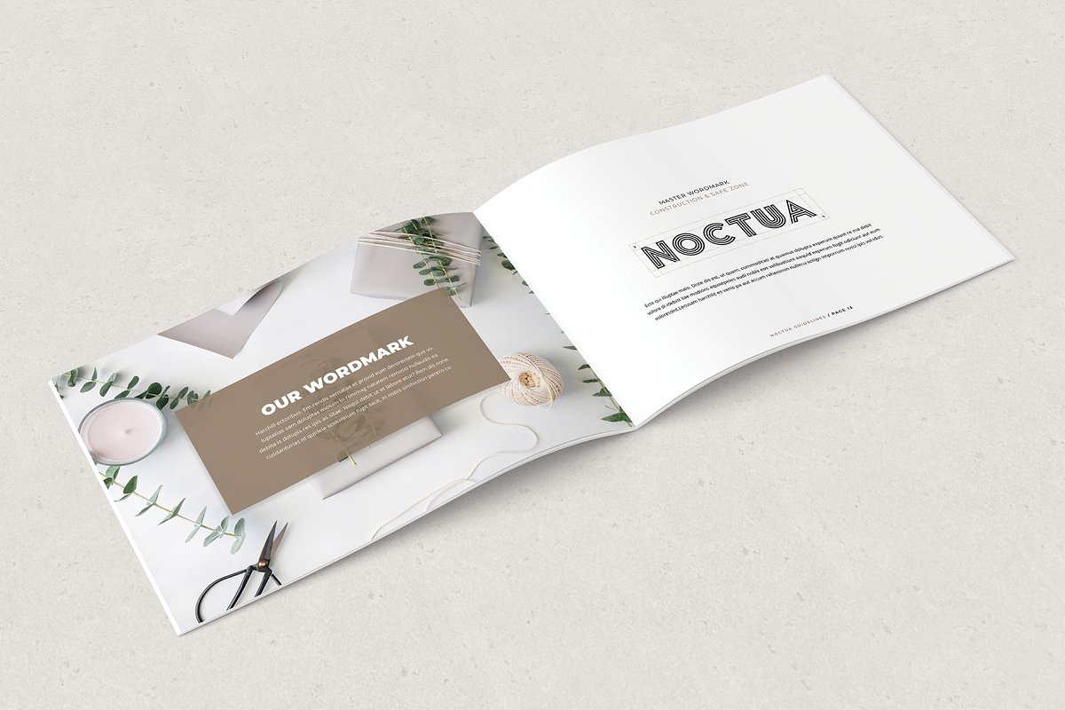 高端专业的产品品牌手册画册模板 Noctua Brand G