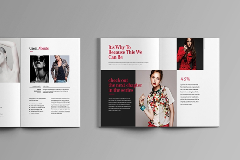 时尚产品推广宣传册设计 Fashion Brochure 3
