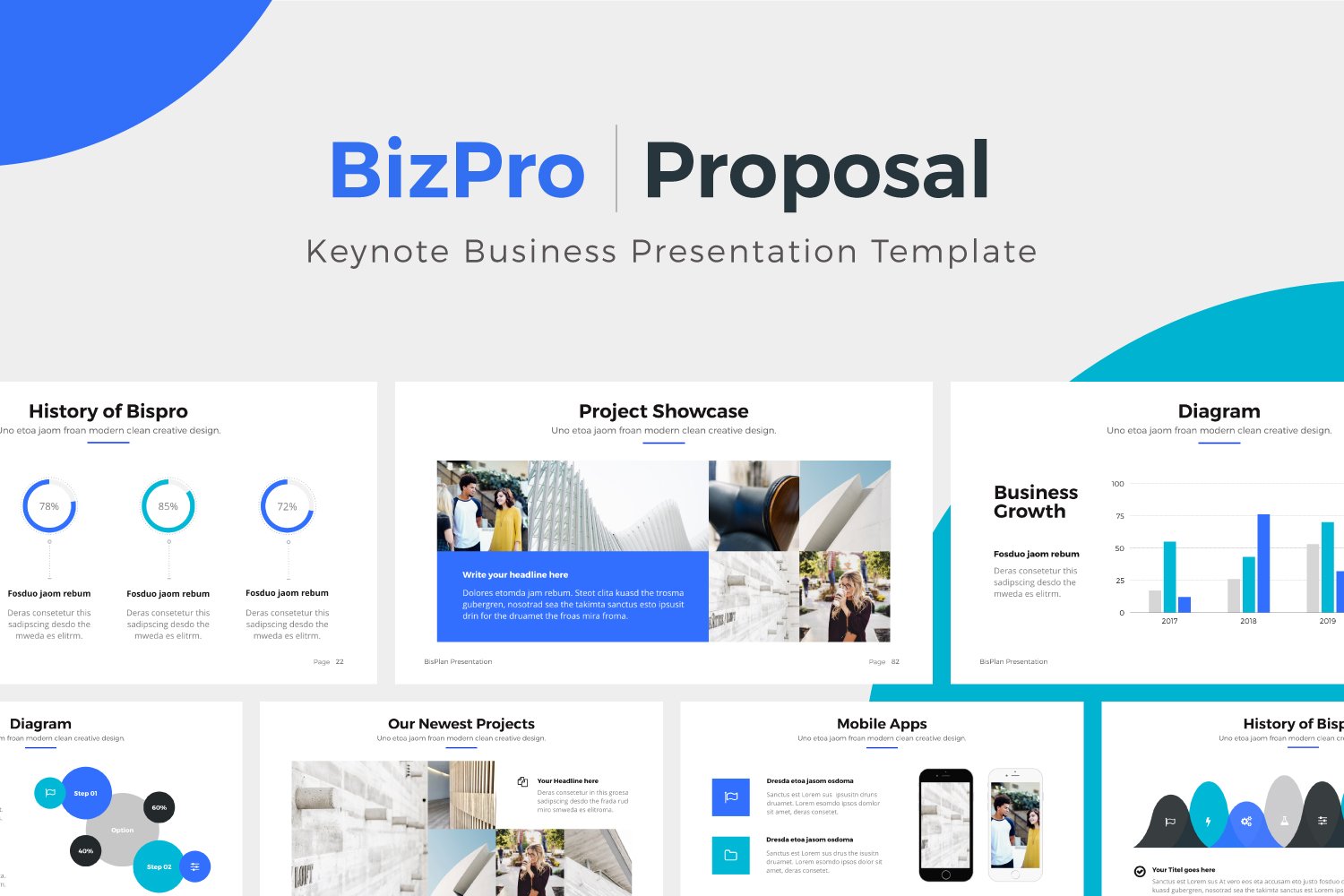 商业提案主题模板 BizPro Proposal Keyno
