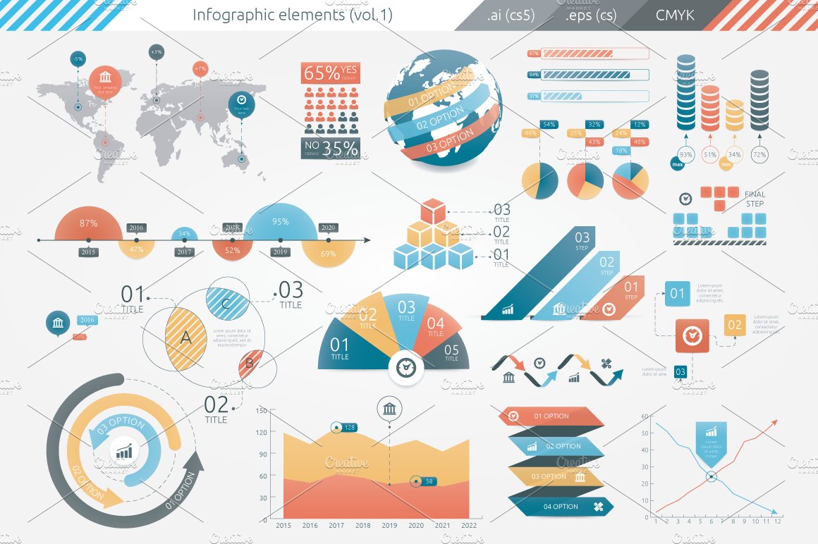 信息图表元素 Infographic Elements #7