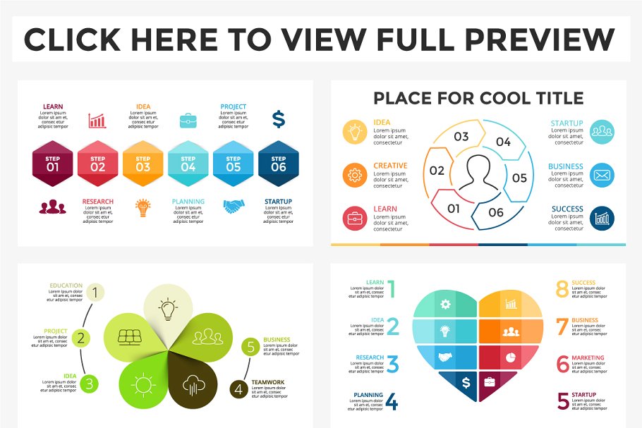 信息图表插图模板 Top 20 Infographics O