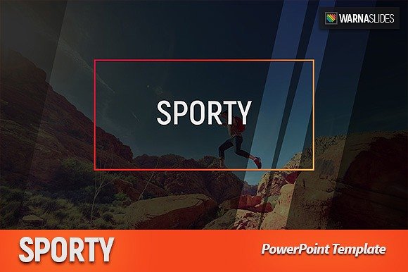故事PPT模版 Sporty PowerPoint Temp