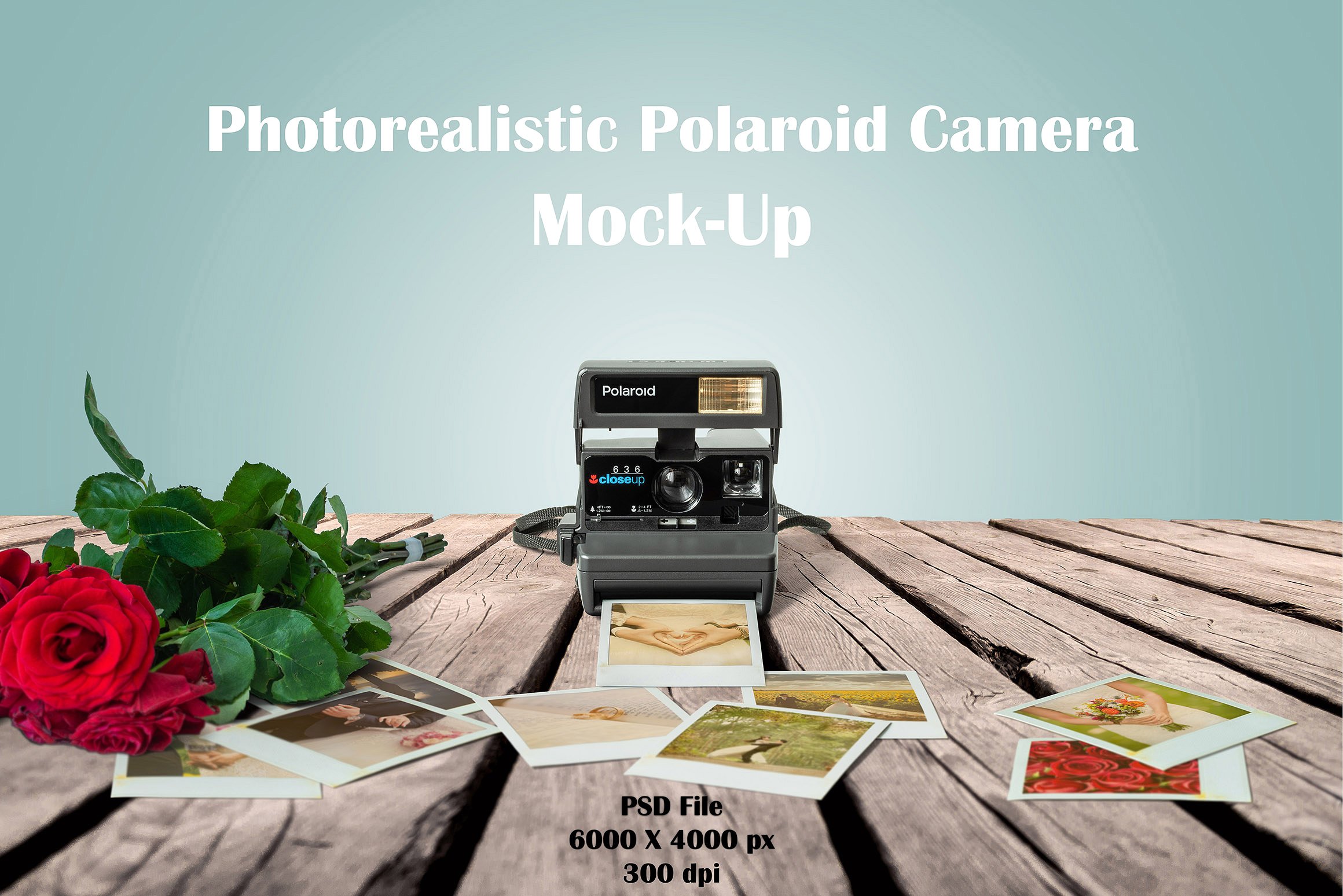 拍立得照片样机模型 Polaroid Mockup #285