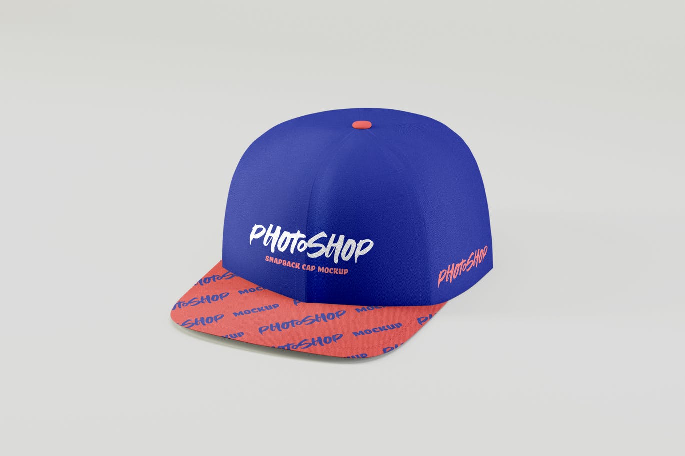 时尚潮流街头说唱逼真棒球帽设计Snapback Cap Mo