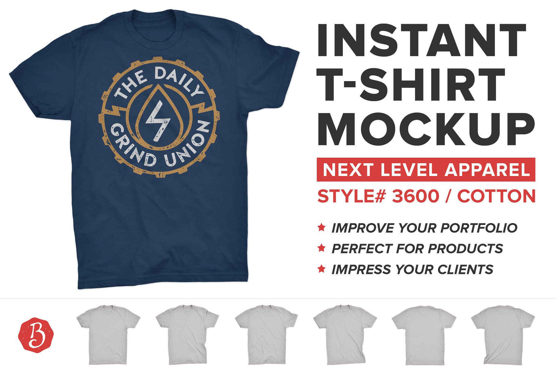 棉t恤模型 Next Level Cotton T-Shir