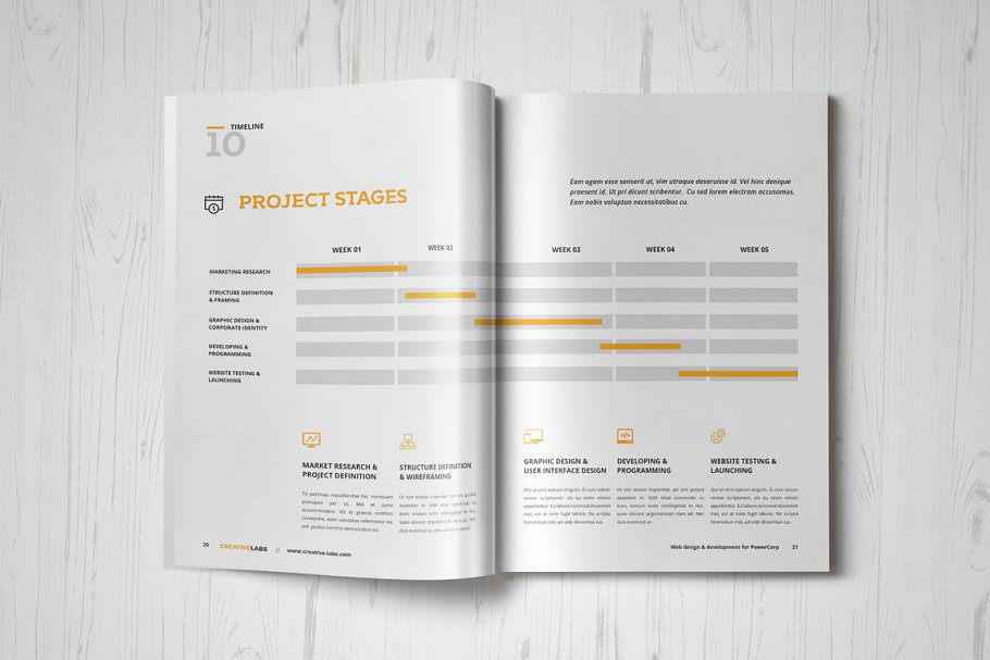 项目画册手册设计模板 Proposal