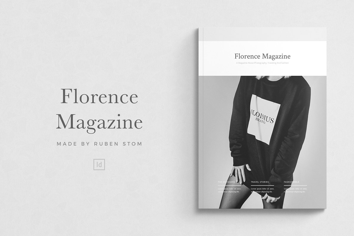 佛罗伦萨时尚杂志画册模板 Florence Magazine