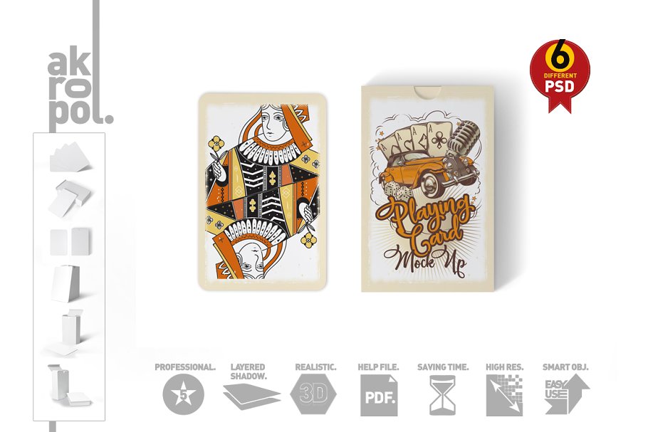 个性真实的扑克牌卡与包装盒定制Playing_Cards_M
