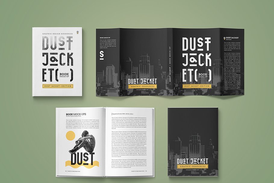 防尘套版书籍模型 Dust Jacket Edition B