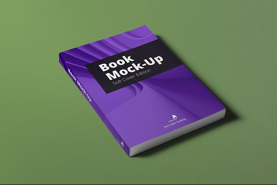 书籍模型软封面版 Book Mock-Up Soft Cov
