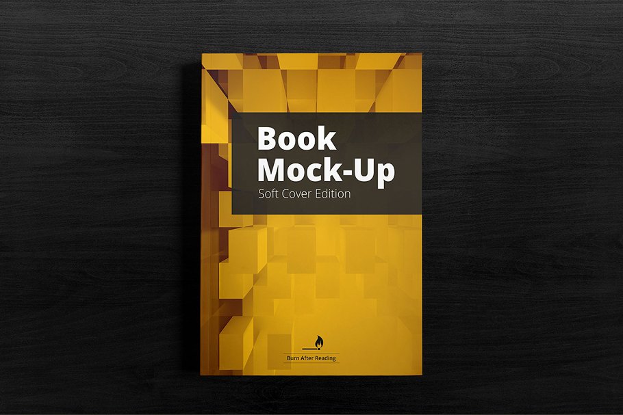 书籍模型软封面版 Book Mock-Up Soft Cov