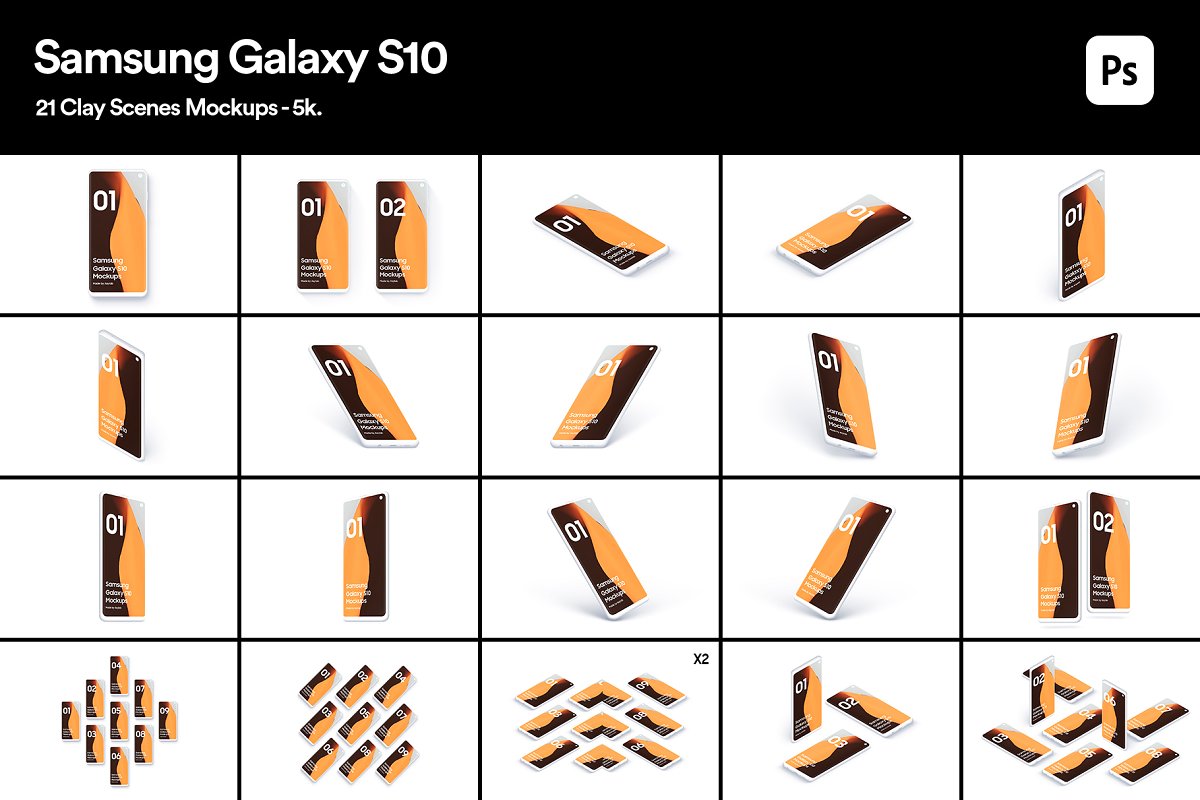 全视屏多角度21个场景Samsung Galaxy S10