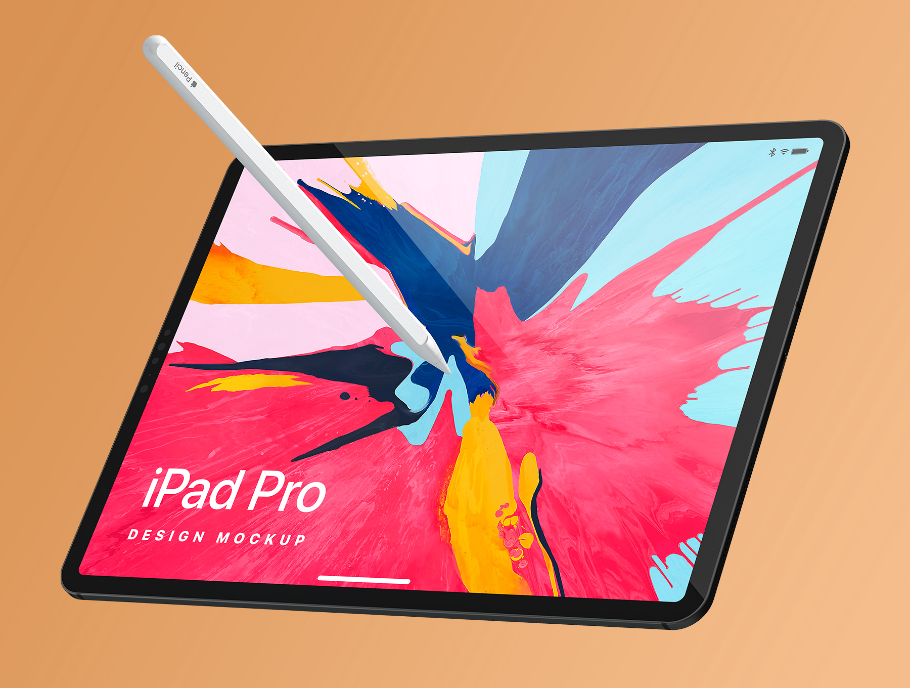 iPad Pro 绘画展示样机iPad Pro Design