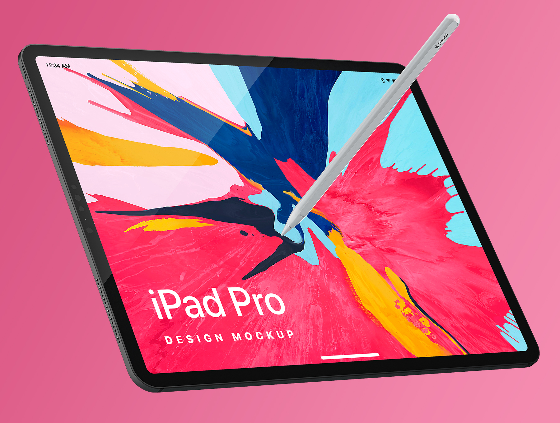 iPad Pro 绘画展示样机iPad Pro Design