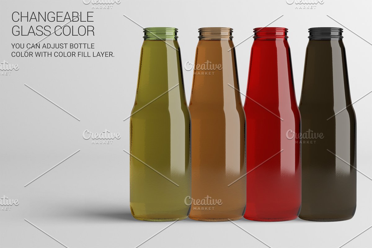 果汁瓶LG模型 Juice Bottle LG Mock-U