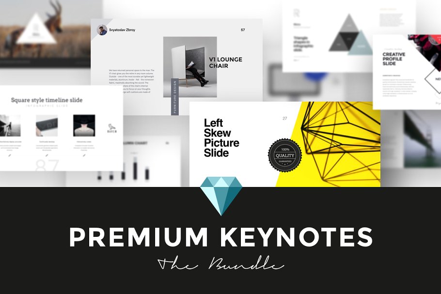 专业的设计keynote模板 Premium Keynote