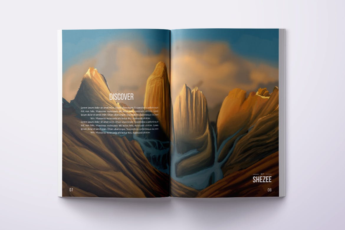 时尚杂志画册品牌手册设计模板 multipurpose ph