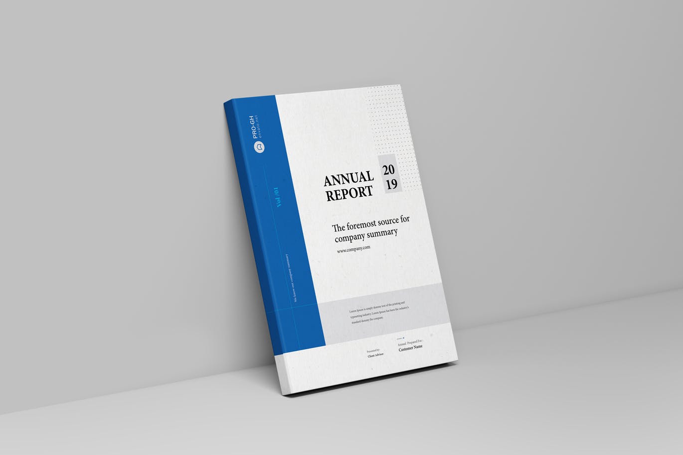 高品质的时尚高端年度报告商业商务杂志手册模板annual-r