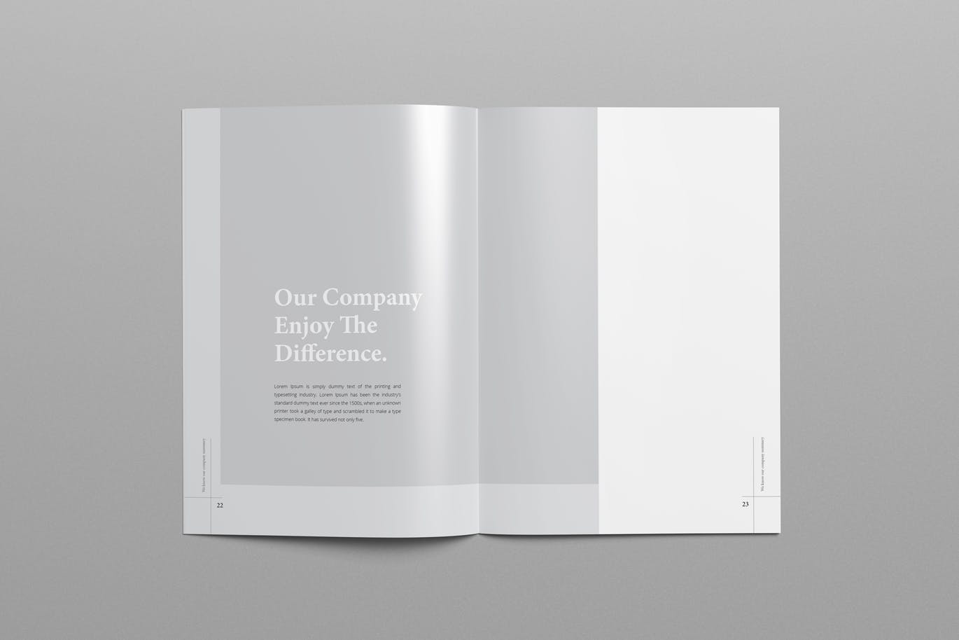 高品质的时尚高端年度报告商业商务杂志手册模板annual-r
