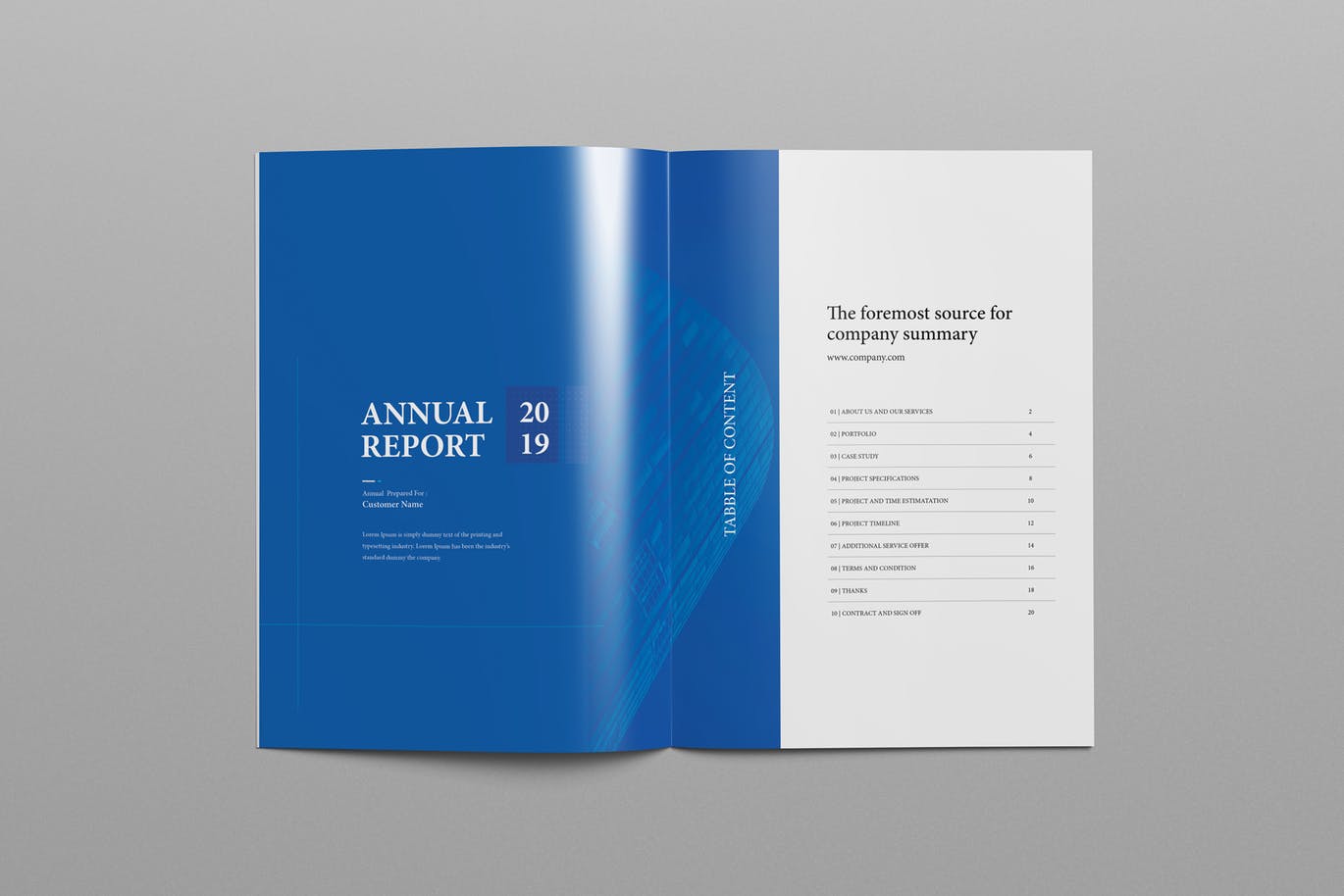 高品质的时尚高端年度报告商业商务杂志手册模板annual-r