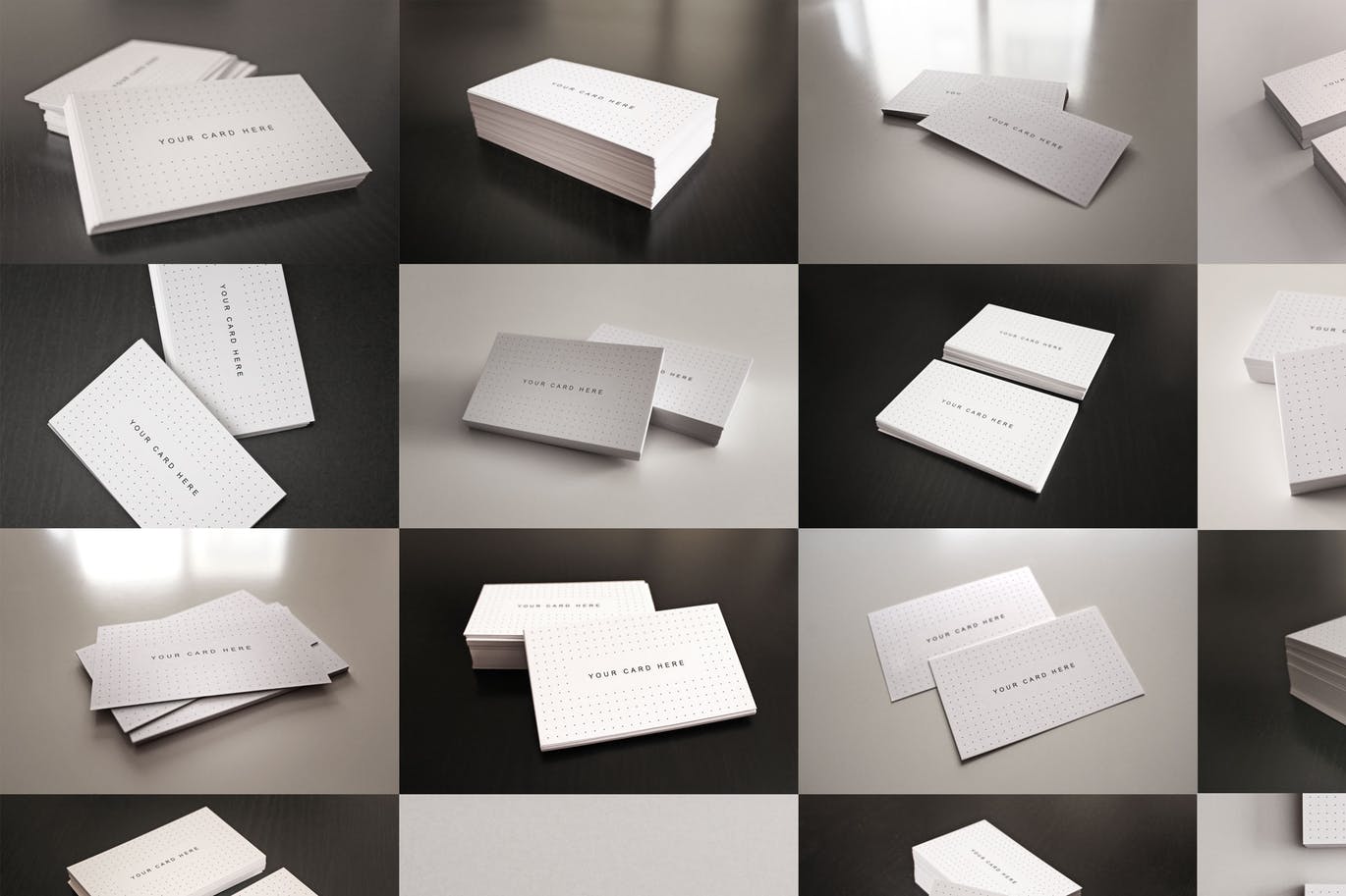 高品质高端质感名片展示模型 business-cards-m