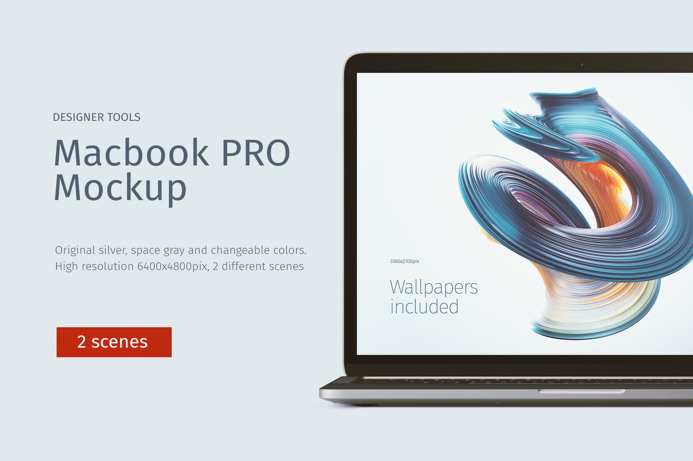 顶视图视角的Macbook PRO样机macbook-pro