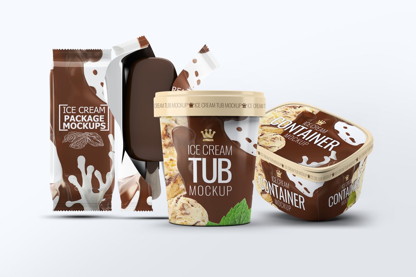 时尚高端冰淇淋雪糕包装设计ice-cream-package