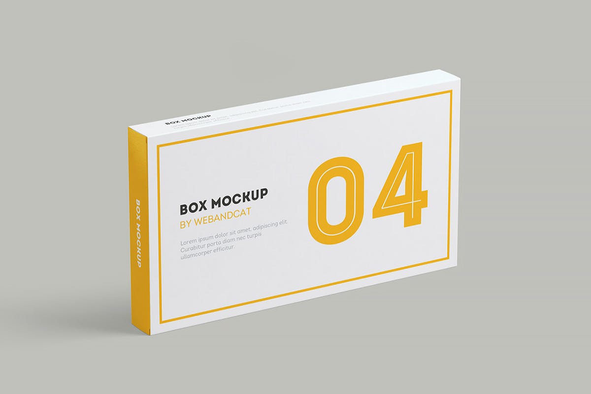 时尚清新的高品质逼真质感的药品包装package-box-m