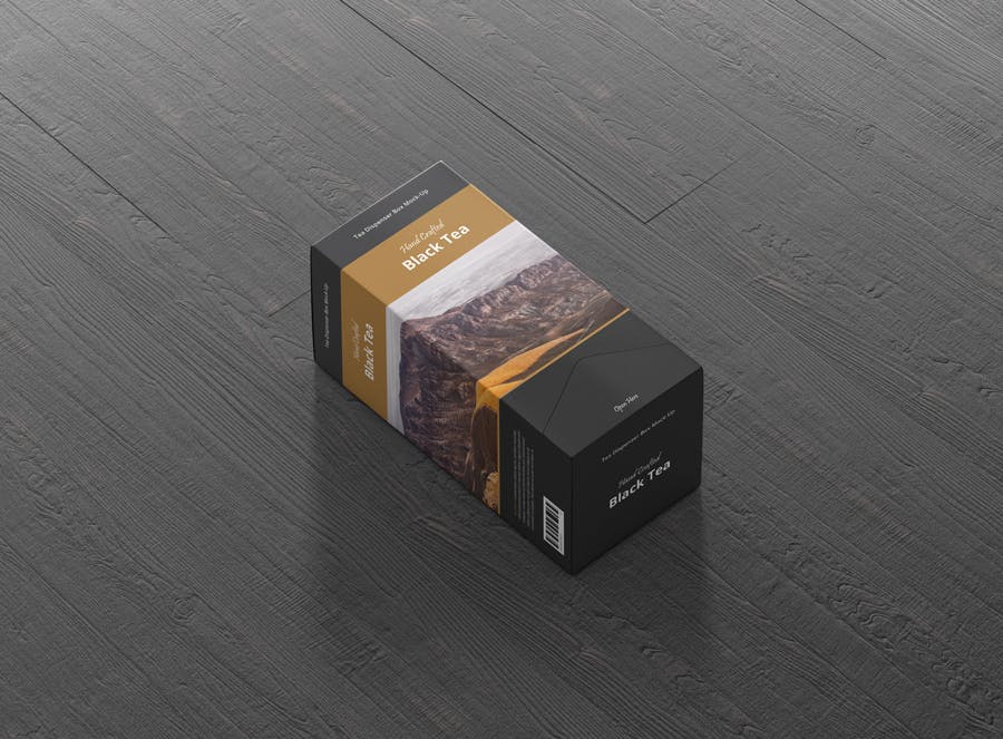 高品质茶叶包装盒样机模板设计素材 Tea Dispenser