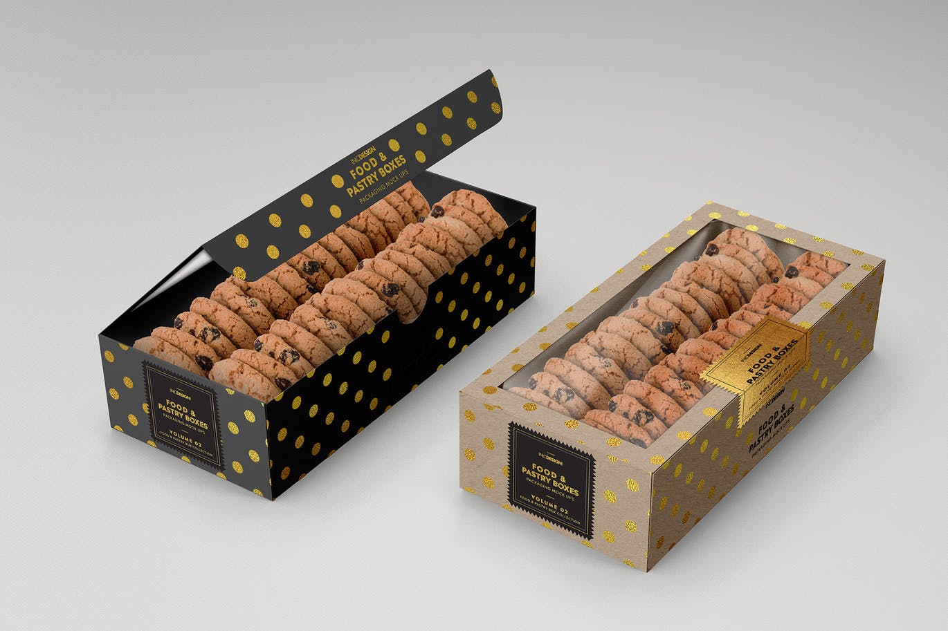高品质的食品外卖糕点盒包装food-pastry-boxes