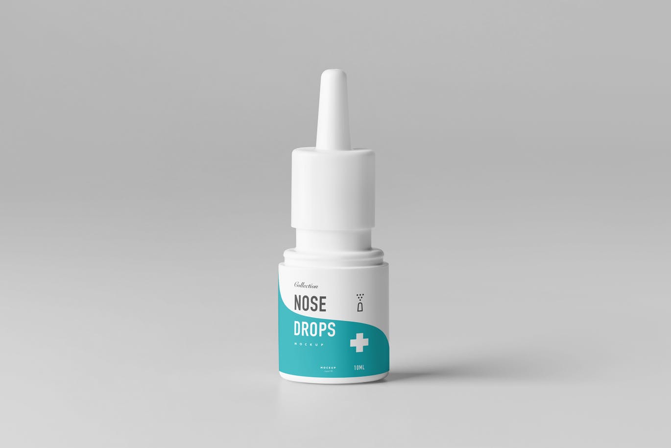 时尚高端简约的高品质鼻炎药品包装nose-drops-moc