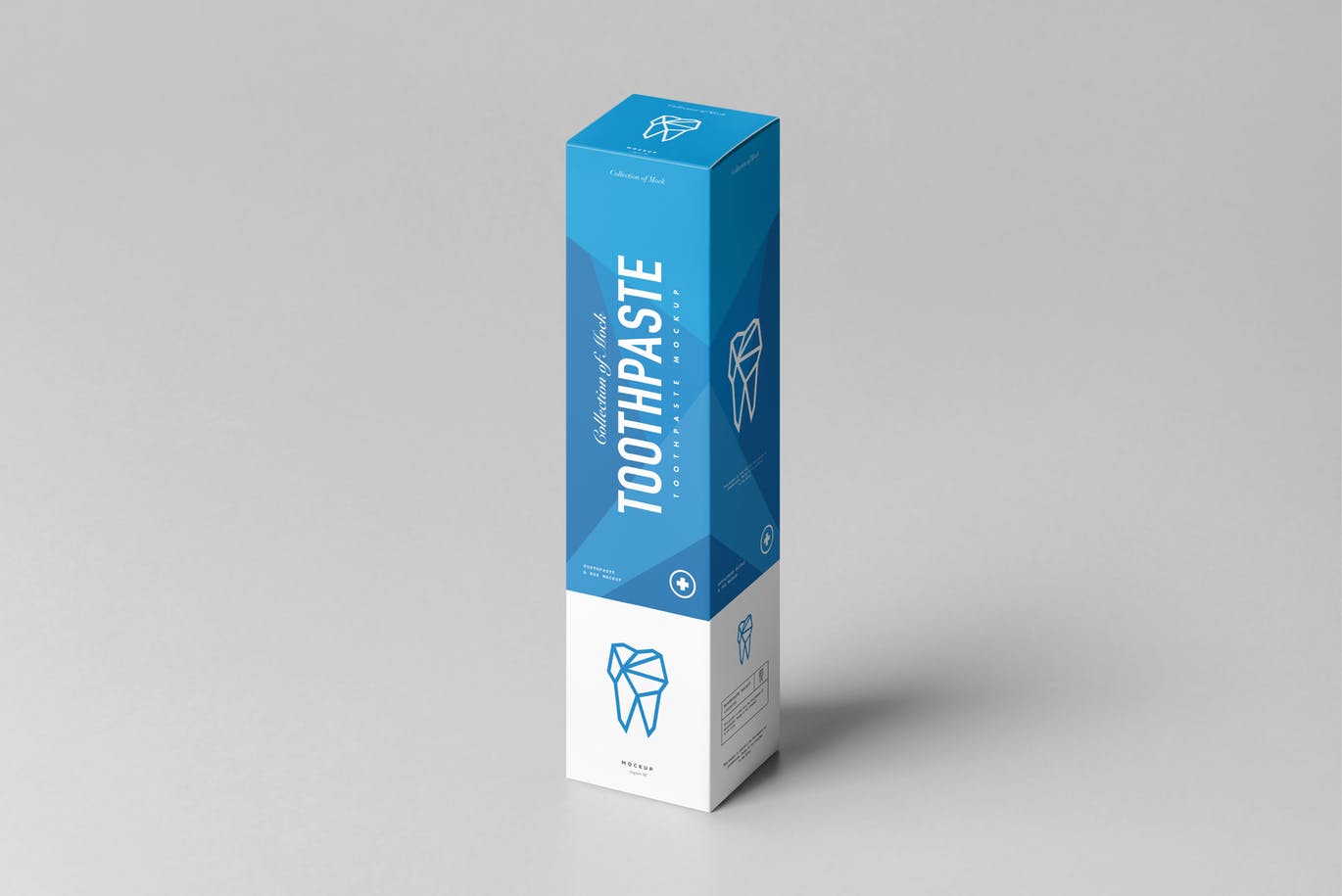 高品质的时尚高端逼真质感的牙膏包装toothpaste-mo