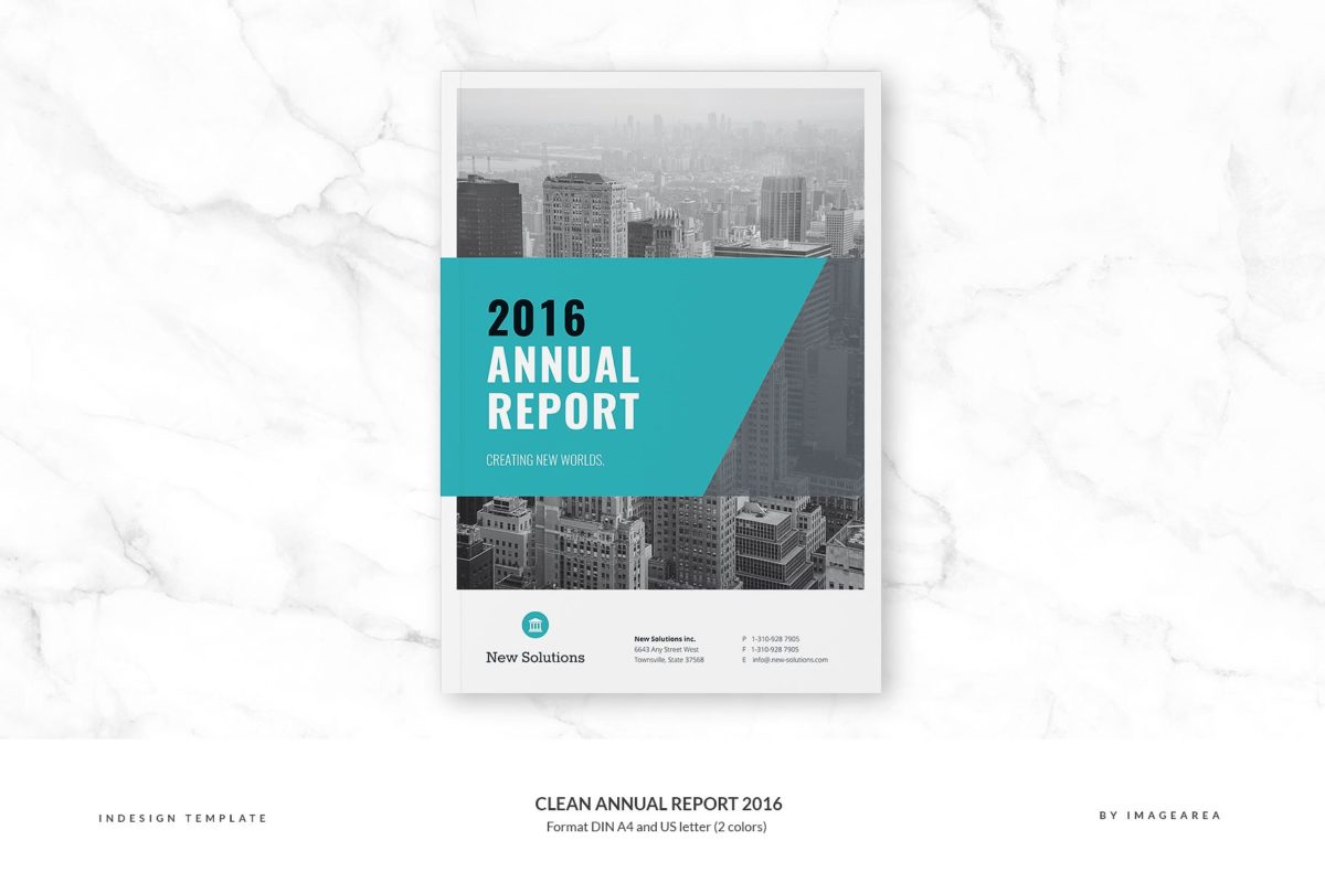 简单的年度报告画册 Clean Annual Report