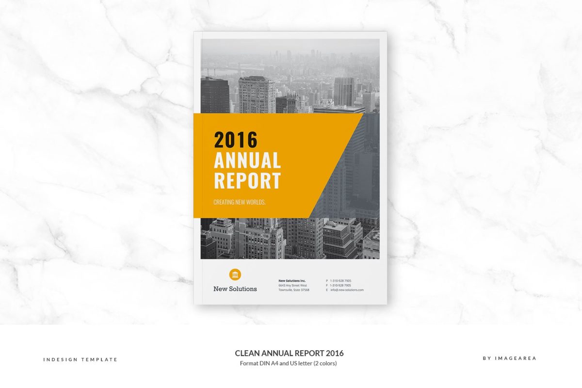 简单的年度报告画册 Clean Annual Report