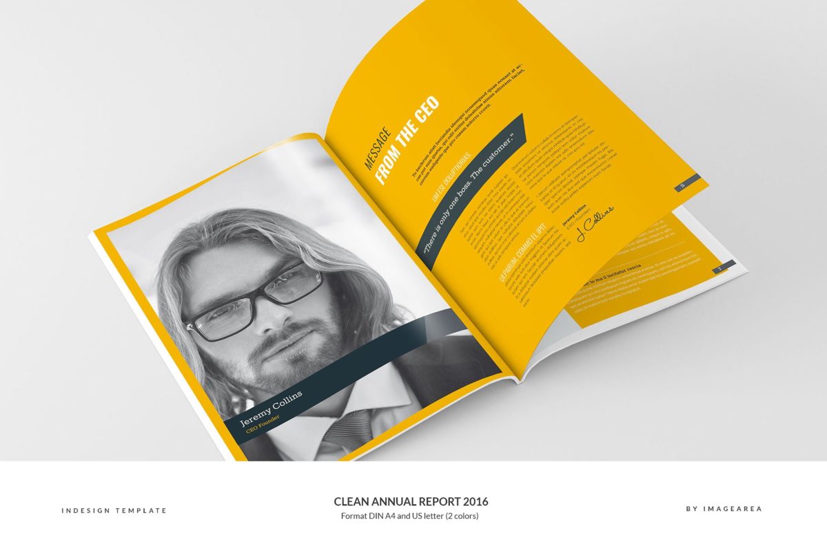 简单的年度报告画册 Clean Annual Report