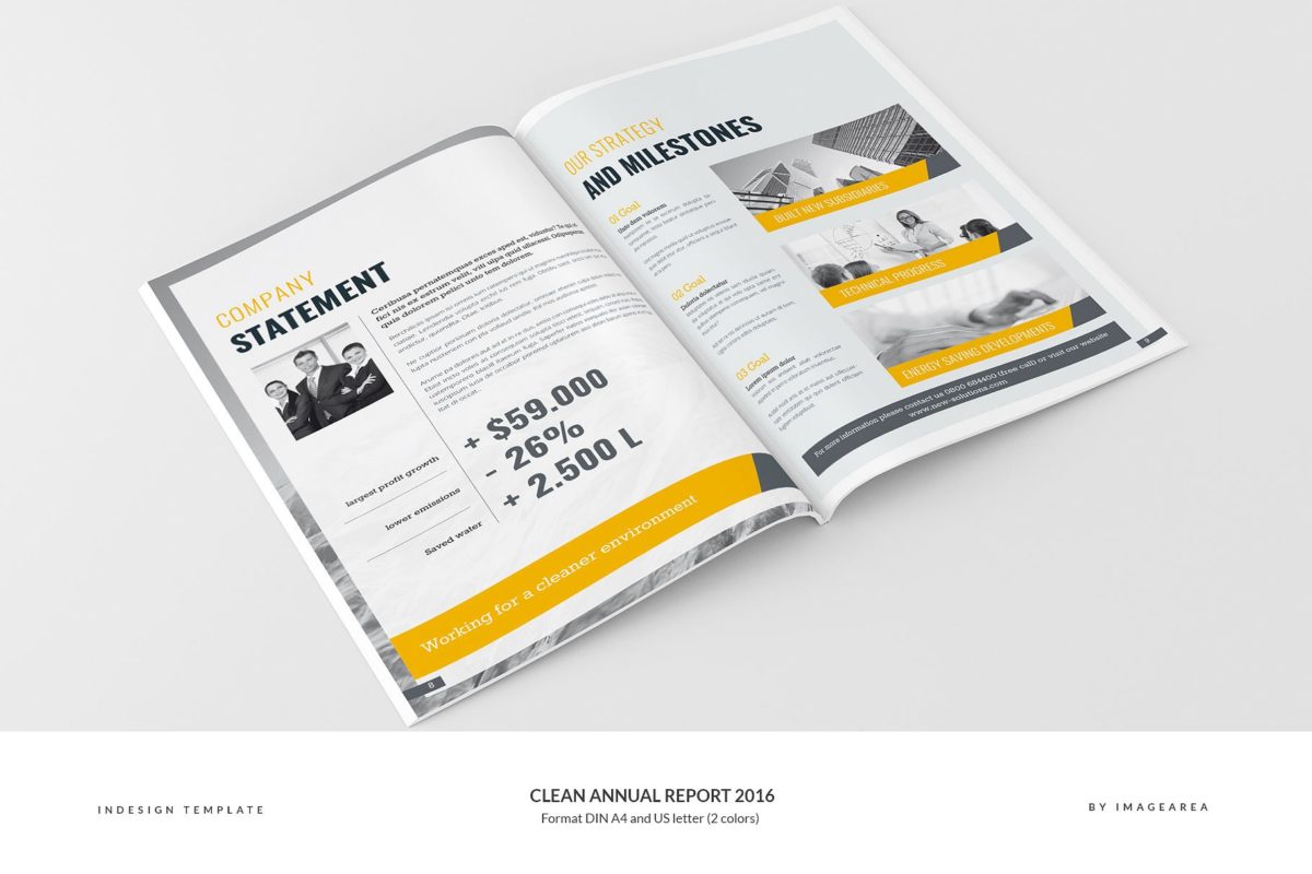 简单的年度报告画册 Clean Annual Report