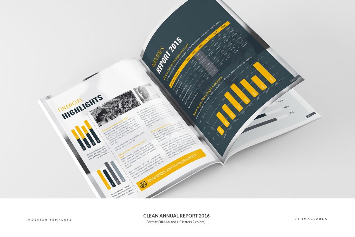 简单的年度报告画册 Clean Annual Report