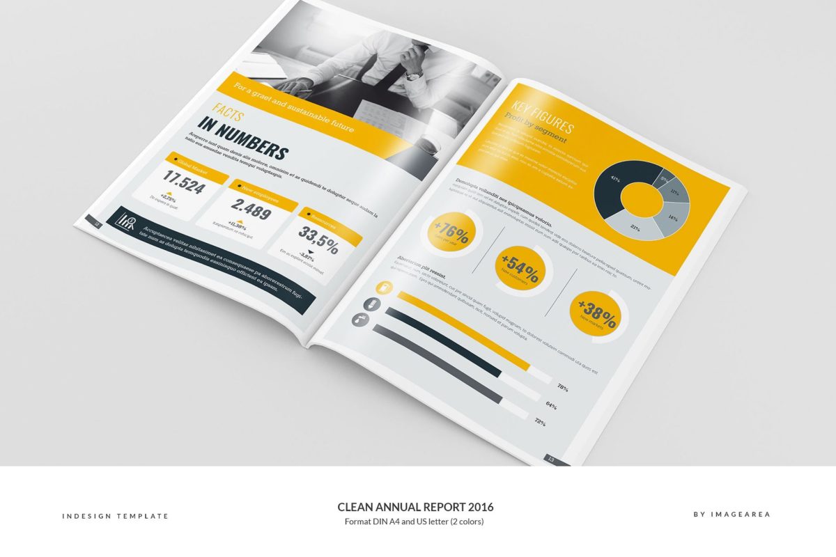 简单的年度报告画册 Clean Annual Report