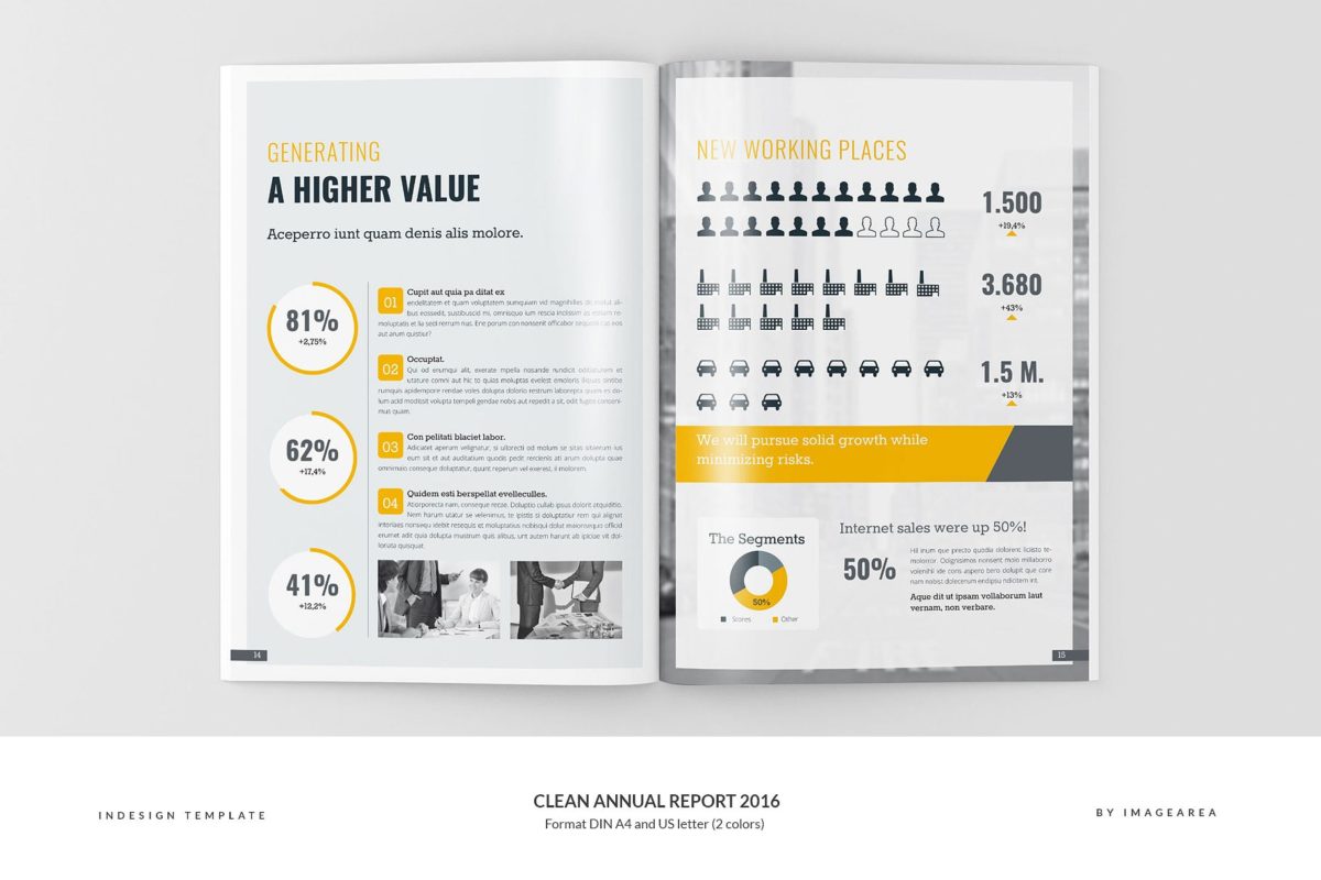 简单的年度报告画册 Clean Annual Report