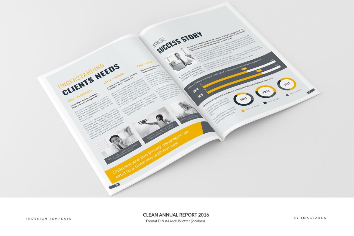 简单的年度报告画册 Clean Annual Report