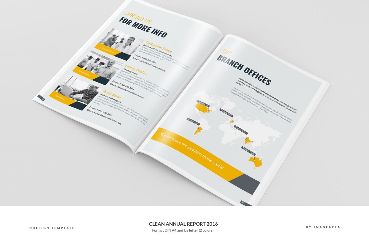 简单的年度报告画册 Clean Annual Report