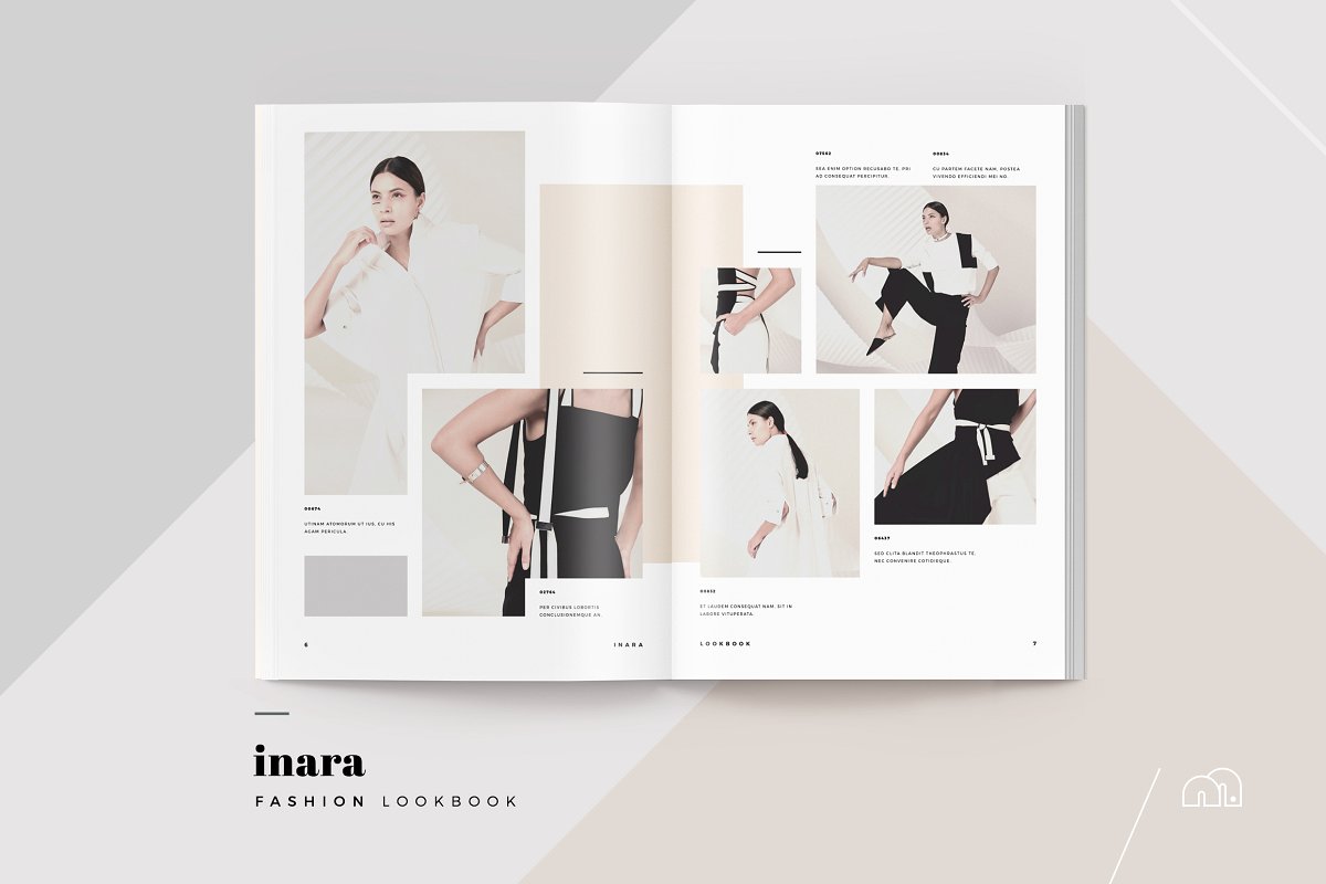 时尚企业产品画册模板 Lookbook – Inara 25